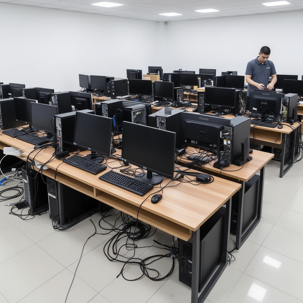 Matériel informatique prêt à être installé